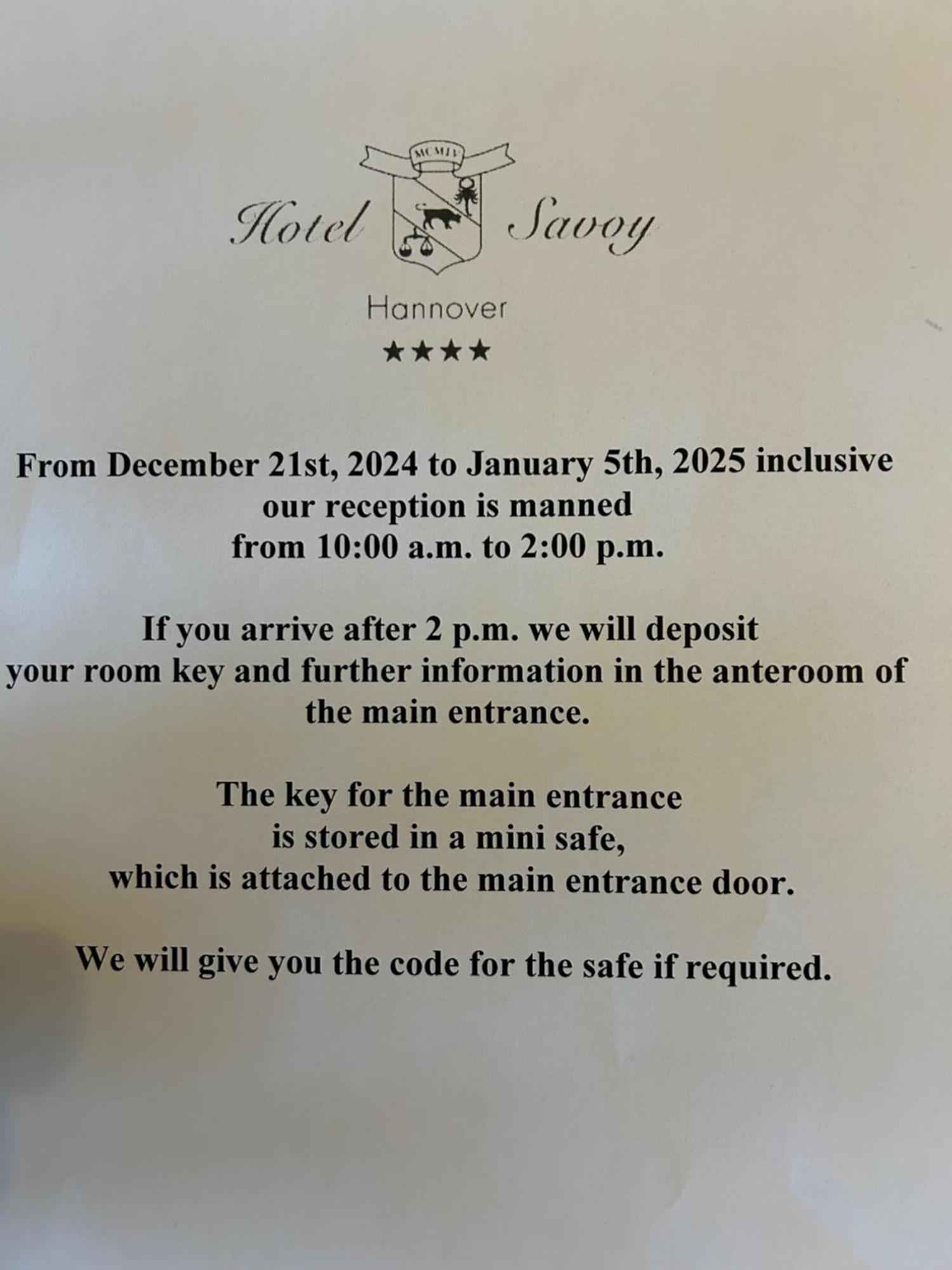Hotel Savoy Ανόβερο Εξωτερικό φωτογραφία